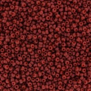 Miyuki seed beads 11/0 - Matted opaque terra cotta 11-2315